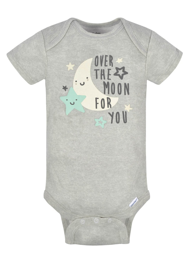 Gerber Paquete de 8 pañaleros mamelucos unisex de manga corta, diseño de elefantes, para bebés prematuros EE. UU.
