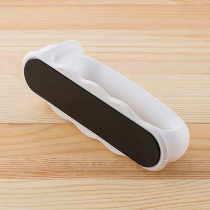 Kai PRO Serrated Knife Sharpener, Kitchen Knife Sharpener for Serrated and Reversed Scallop Blades, Easy-Grip Handle, Non-Slip Base, Knife Sharpeners for Kitchen Knives, White