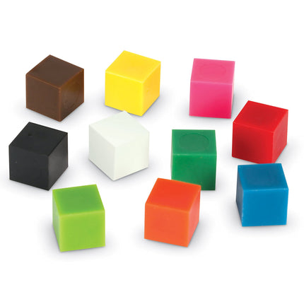 Learning Resources Cubos de plástico de un centímetro - juego de 500