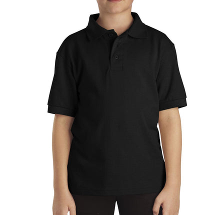 Dickies Big Boys' Short Sleeve Pique Polo Shirt, B