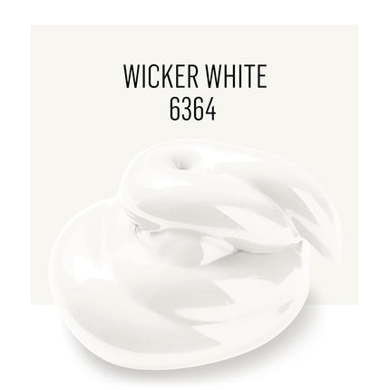 FolkArt 6364 Matte Acrylic Paint in Assorted Colors, 16 oz, Wicker White