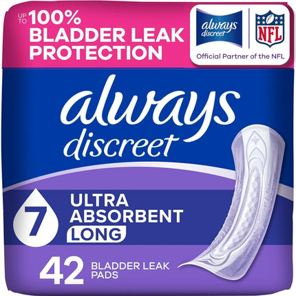 Always Discreet Adult Incontinence Pads for Women,