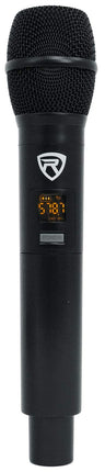 Rockville RKI65BT Interface Microphones Karaoké Sans Fil Double UHF+Bluetooth, Noir