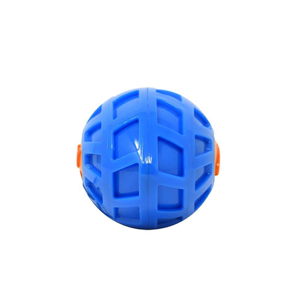 Nerf Dog 6in TPR EXO Squeak Football - Blue/Orange
