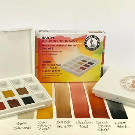 Daniel Smith 285650002 Hand Half Set Watercolor Poured