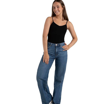 Capezio V-Neck Camisole Leotard XS Black