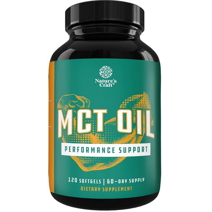C8 MCT Coconut Oil Softgels - MCT Oil Keto Pills w