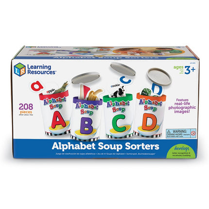 Learning Resources Alphabet Soup Sorters, Ages 4+