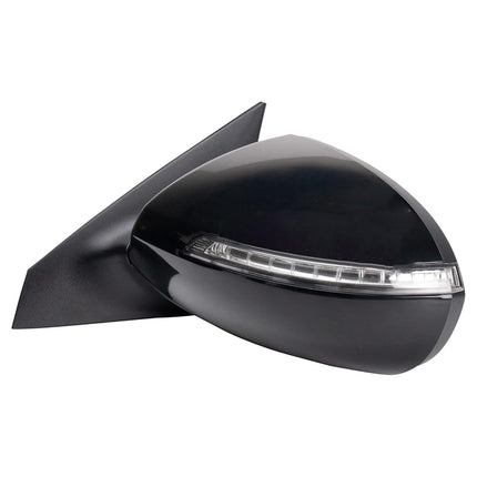 TRQ Left Mirror without Heat with Housing Turn Signal Drivers Side Compatible with 2011-2016 Kia Sportage KI1320149