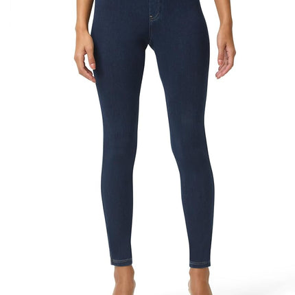 Legging en jean classique No Nonsense pour femme, Jegging pour femme avec de vraies poches arrière, Jean extensible taille haute, Denim foncé, 2X