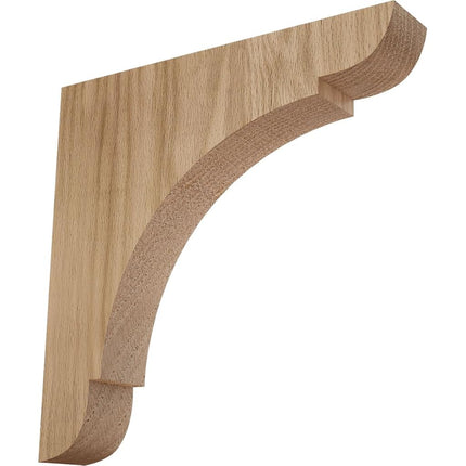 Ekena BKTW01X10X10OLRO 1 3/4-Inch Width x 10-Inch Depth x 10-Inch Height Large Olympic Wood Bracket - Red Oak