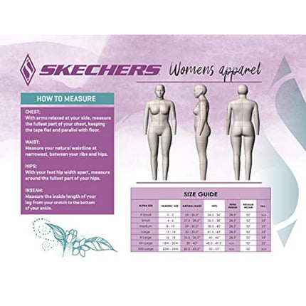 Skechers Women's Goflex Hw 7/8 Ii Leggings, Navy, 3XL UK