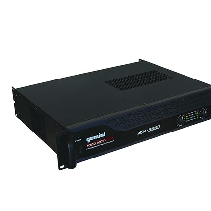Gemini XGA Series XGA-5000 Professional Quality PA System DJ Equipment Power Amplifier with 5000 Watt Instant Peak Power