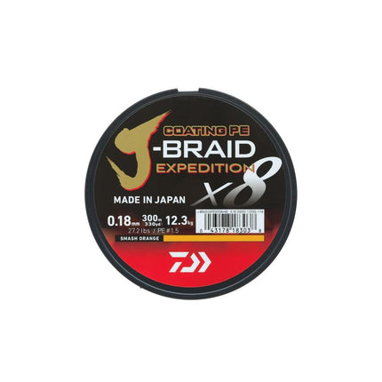 DAIWA J-Braid Expedition X8E, 0.25mm, 12.3kg/27.2l