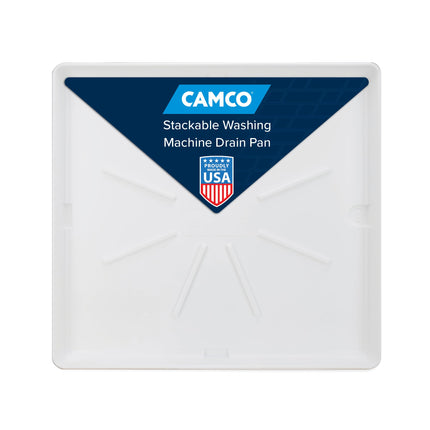 Camco Stackable Washing Machine Drain Pan | Great 