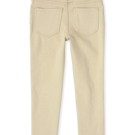 The Children's Place Jeggings de punto Ponte uniformes para niñas, paquete de 2, varios colores, talla 16