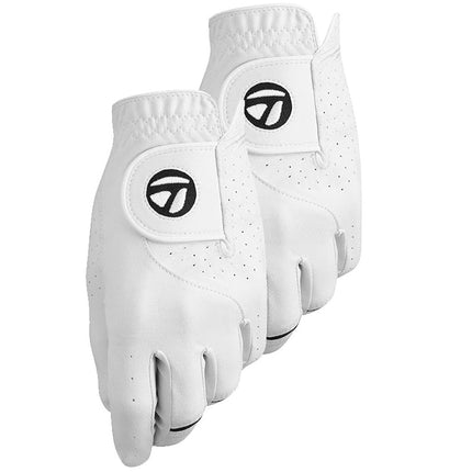 Taylormade Golf Stratus TECH Glove 2-Pack (White, 