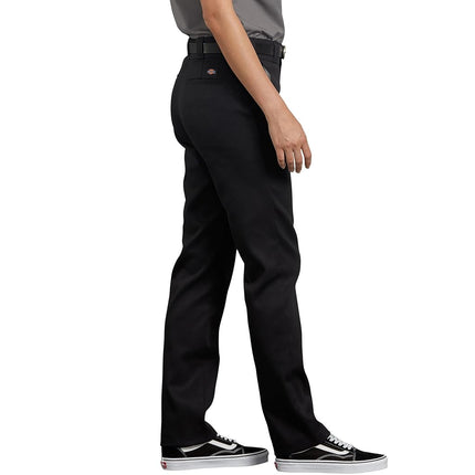 Dickies womens Flex Slim Fit Pants, Black, 4