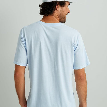 HUK Men's Performance Fishing Logo Tee, Short Sleeve, Quick-Dry, Logo 2.0 - Ice Blue, 3XL