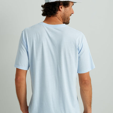 HUK Men's Performance Fishing Logo Tee, Short Sleeve, Quick-Dry, Logo 2.0 - Ice Blue, 3XL