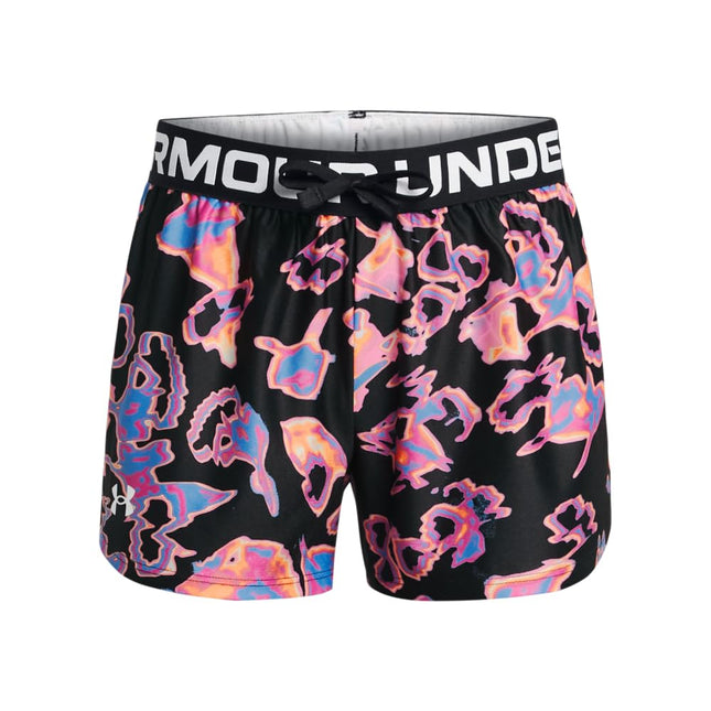 Under Armour Girls Play Up Printed Shorts, (023) B