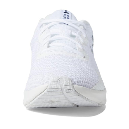 Under Armour Zapatillas de running técnicas de rendimiento UA Charged Pursuit 3 para hombre, 101 blanco plateado metálico, 7 UK