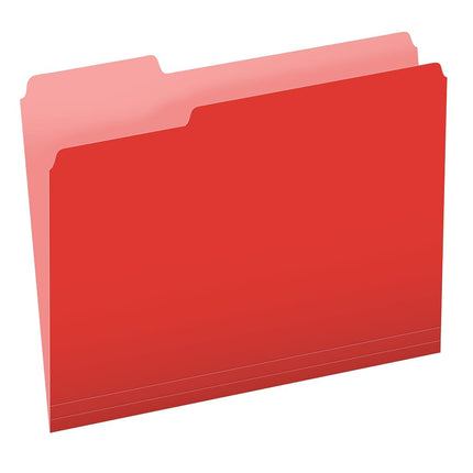 Pendaflex Two-Tone Color File Folders, Letter Size