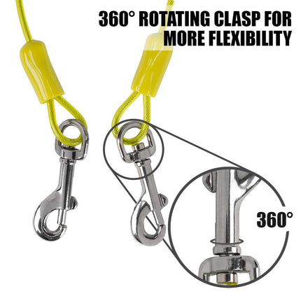 BV Pet Cable de Sujeción Pequeño para Perros de hasta 35 Libras, 25 Pies