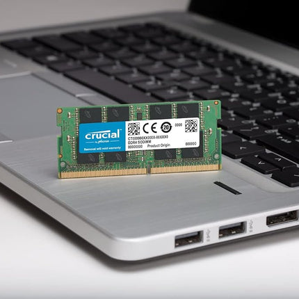 Crucial DDR4 RAM 16GB 3200MHz SODIMM CL22, Laptop Computer Memory, Mini PC (or 2933MHz, 2666MHz) - CT16G4SFRA32A