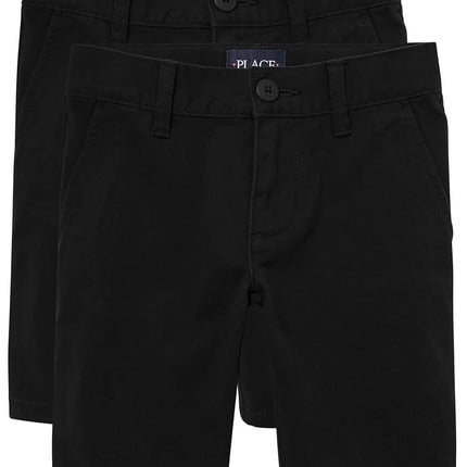 The Children's Place Short chino pour fille, Noir, 5