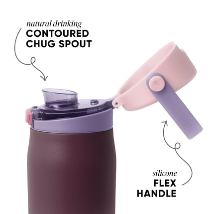 Simple Modern Insulated Sport Water Bottle with Chug Lid | 30oz, Wine