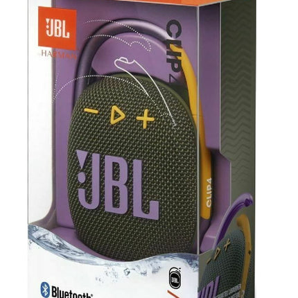JBL Paquete de 2 altavoces inalámbricos Bluetooth impermeables Clip 4 (verde)