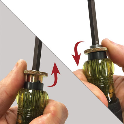 Klein Tools 32708 Adjustable Screwdriver, #1 and #2 Square, Made in USA