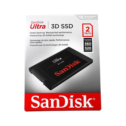 SanDisk 2TB Ultra 3D SSD up to 560 MB/s SATA 2.5"