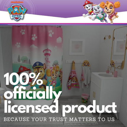 Franco, Paw Patrol Girl Skye Microfibre Shower Curtain 72" x 72" Official Licensed Product