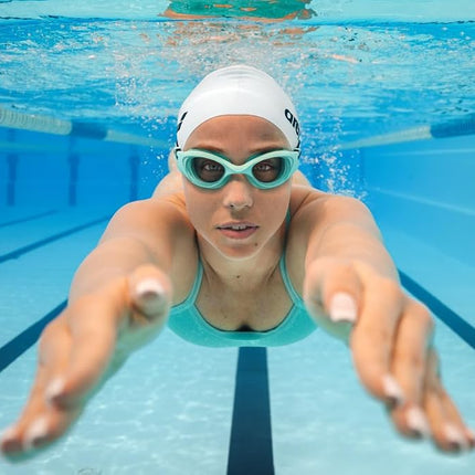 ARENA The One Swimming Goggles, Adult Unisex Pool Goggles with Wide Lenses, UV Protection, Self-Adjusting Nose Bridge, Orbit-Proof Seals, Anti-Fog Lenses