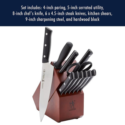ZWILLING J.A. Henckels Dynamic 12 pc. Knife Block Set - Brown