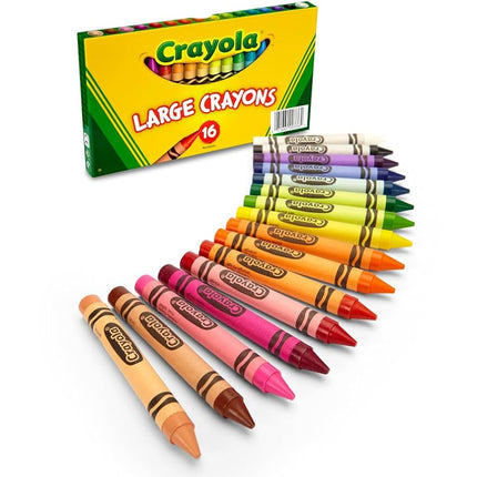 CRAYOLA Large Crayons, Classic Colors, 16 Count