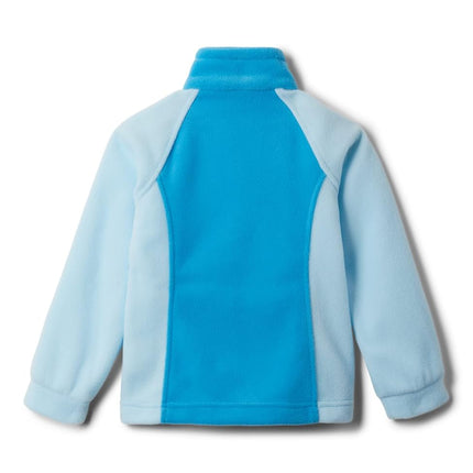 Columbia Polar de bebé Benton para niñas, Azul primavera/Azul frío, L