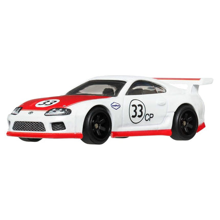 Hot Wheels Premium Car Culture 2-Pack of 1:64 Scale Vehicles, Unique Pairings, Real Riders Tires, Metal/Metal Chassis, Toy for Collectors, JBL03