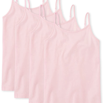 The Children's Place Girls' 4 Pack Basic Cami, She