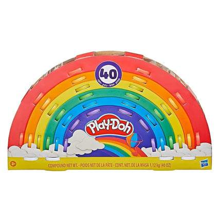 Rainbow Mini Play-Doh Cans, Party Favors, 40 Pack 