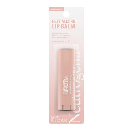 Neutrogena Revitalizing Lip Balm SPF 20, Sheer Shimmer [10], 0.15 oz