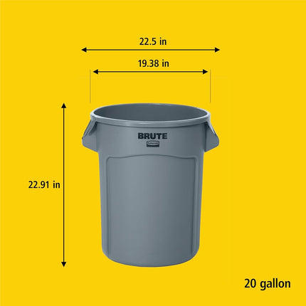 Rubbermaid FG262073BLUE-001 Brute Container, 75.7 L