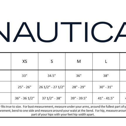 Nautica Women's Standard Mid-Rise Flattering Wide Waistband Boy Leg Bikini Bottom Swimsuit, Deep Sea Navy, X-Large