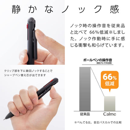 Pentel BXAW375A Bolígrafo multifunción Calme Bolígrafo 0.7 Portaminas 0.5 Negro