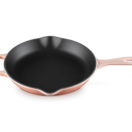 Le Creuset Enameled Cast Iron Signature Round Skillet, 10.25", Peche