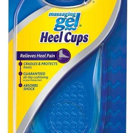 Dr. Scholl's Massaging Gel Heel Cups, Medium, 1 Pair Package by Dr. Scholl's