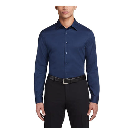 Van Heusen Men's Dress Shirt Slim Fit Flex Collar 