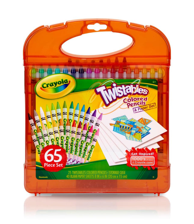 Crayola Twistable Coloured Pencils With Paper Set